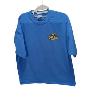 Port And Company Mens T-Shirt Blue Size X-Large 100% Cotton HOG Ocala Florida